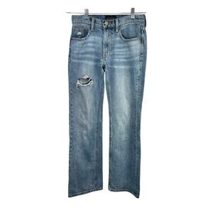 Lucky Brand Mid Rise Boyfriend Flare Distressed Jeans Size 00/24R